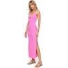 image:imageLSpace Womens Alexis Dress Ribbed Midi Length Twist Front amp Bust Cutout Side Leg Slit Tank Straps Vacation amp CocktailSweetheart