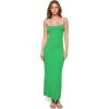 image:imageLSpace Jordana Dress for Women Soft FormFitted Ribbed Midi Dress Adjustable Spaghetti Strap Statement Back CutoutCloverCream