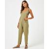image:imageLSpace Freya Jumper for Women Loose Versatile Relaxed Fit Overalls with Scoop Neck Front Patch Pockets amp Button DetailingWillow
