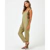 image:imageLSpace Freya Jumper for Women Loose Versatile Relaxed Fit Overalls with Scoop Neck Front Patch Pockets amp Button DetailingWillow