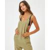 image:imageLSpace Freya Jumper for Women Loose Versatile Relaxed Fit Overalls with Scoop Neck Front Patch Pockets amp Button DetailingWillow