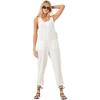 image:imageLSpace Freya Jumper for Women Loose Versatile Relaxed Fit Overalls with Scoop Neck Front Patch Pockets amp Button DetailingCream