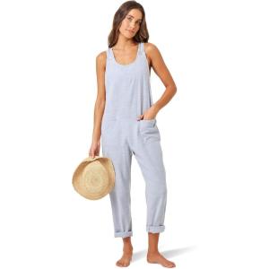 image:imageLSpace Freya Jumper for Women Loose Versatile Relaxed Fit Overalls with Scoop Neck Front Patch Pockets amp Button DetailingHaze