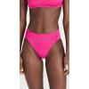 image:imageLSpace Arlo Bikini Bottom for Women High Waisted Bottom Moderate Coverage Shirring on HIPS Swimsuit Bottom for SummerBougainvillea