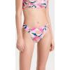 image:imageLSpace Arlo Bikini Bottom for Women High Waisted Bottom Moderate Coverage Shirring on HIPS Swimsuit Bottom for SummerSundazed Floral