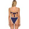 image:imageLSpace Hazel Bikini Top for Women Ribbed Bralette Featuring Adjustable Straps and Removable PadsMidnightcream