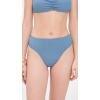 image:imageLSpace Savannah HighWaist Bikini Bottom for Women EcoFriendly Wide Ribbed Whipstitch Detail Classic CoverageBaltic