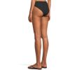 image:imageLSpace Savannah HighWaist Bikini Bottom for Women EcoFriendly Wide Ribbed Whipstitch Detail Classic CoverageBlack