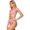 image:imageLSpace Savannah HighWaist Bikini Bottom for Women EcoFriendly Wide Ribbed Whipstitch Detail Classic CoverageFleur