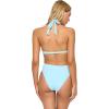 image:imageLSpace Savannah HighWaist Bikini Bottom for Women EcoFriendly Wide Ribbed Whipstitch Detail Classic CoverageTourmaline