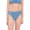 image:imageLSpace Savannah HighWaist Bikini Bottom for Women EcoFriendly Wide Ribbed Whipstitch Detail Classic CoverageBaltic