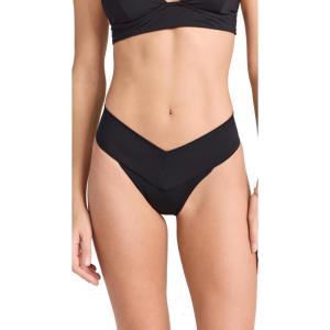 image:imageLSpace Quinn Bikini Bottom for Women TwoPiece Low Rise Swim Featuring Classic Coverage with Wide Straps amp V Front DetailBlack