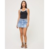 image:imageLSpace Ash Tank Cropped Tank Top Scooped Neck amp Wide Racerback Front amp Back Shirt Tail Soft amp Ribbed Fabric XSBlack White