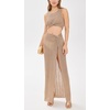 image:imageLSpace Heart of Gold Tank for Women Round Neck Sleevless Vargiated Twist Front Top with a Crop SilhouetteMetallic Gold