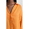 image:imageLSpace Rio Tunic for Women Button Down Collared Shirt Long Sleeve Top With Buttoned Cuffs Beach Cover Up 100 LinenTamarind