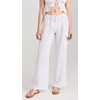 image:imageLSpace Sundown Cargo Pant Mid or High Waisted Featuring Multiple Pockets Tie Waist and Relaxed Wide Leg Fit 100 LinenWhite
