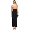 image:imageLSpace La Femme Dress for Women Sleek Halter Midi with UWire Detail Soft Knit Fabric FormFitting SilhouetteBlack