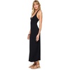 image:imageLSpace La Femme Dress for Women Sleek Halter Midi with UWire Detail Soft Knit Fabric FormFitting SilhouetteBlack