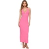 image:imageLSpace La Femme Dress for Women Sleek Halter Midi with UWire Detail Soft Knit Fabric FormFitting SilhouetteBegonia