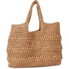 image:imageLSpace Changing Tides Bag Lightweight Oversized Tote Featuring Top Handle and Woven Fabric Detail Spacious Design and Versatile Design Natural