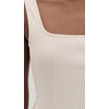 image:imageLSpace Vivienne Dress for Women Bone  Fitted Ribbed Midi Featuring Scoop Neck Low Back amp Leg Slit Long Chic Sleeveless DressBone