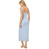 image:imageLSpace Vivienne Dress for Women Bone  Fitted Ribbed Midi Featuring Scoop Neck Low Back amp Leg Slit Long Chic Sleeveless DressHaze