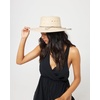image:imageLSpace Wayne Hat for Women Featuring a Flat Crown Skimmer Sihouette and WrapAround Rope Detail Made of 100 PalmNatural