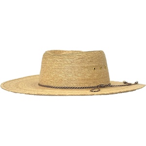 image:imageLSpace Wayne Hat for Women Featuring a Flat Crown Skimmer Sihouette and WrapAround Rope Detail Made of 100 PalmNatural