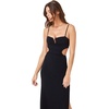image:imageLSpace Cameron Dress for Women Fitted Ribbed MidiBlack