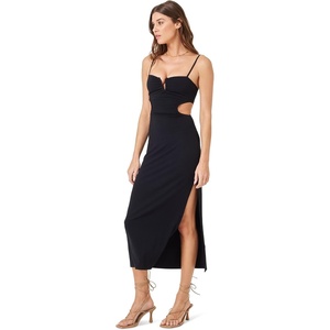 image:imageLSpace Cameron Dress for Women Fitted Ribbed MidiBlack